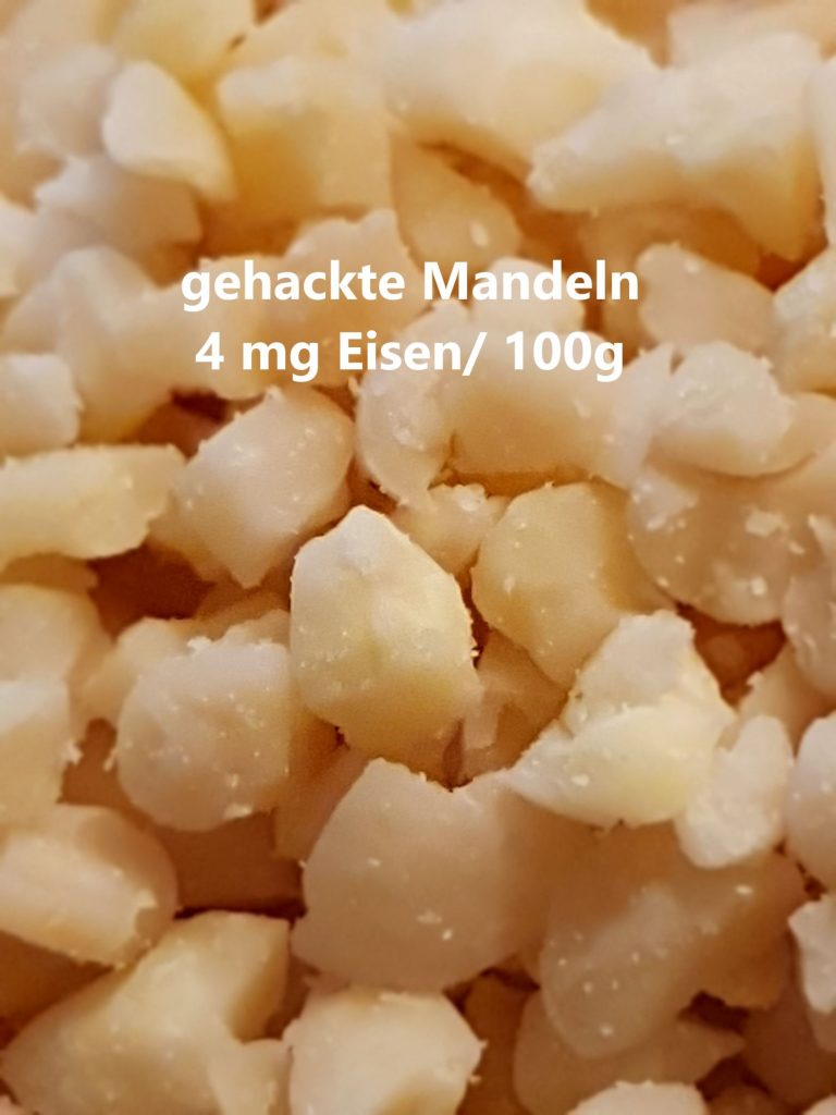 gehackte Mandeln